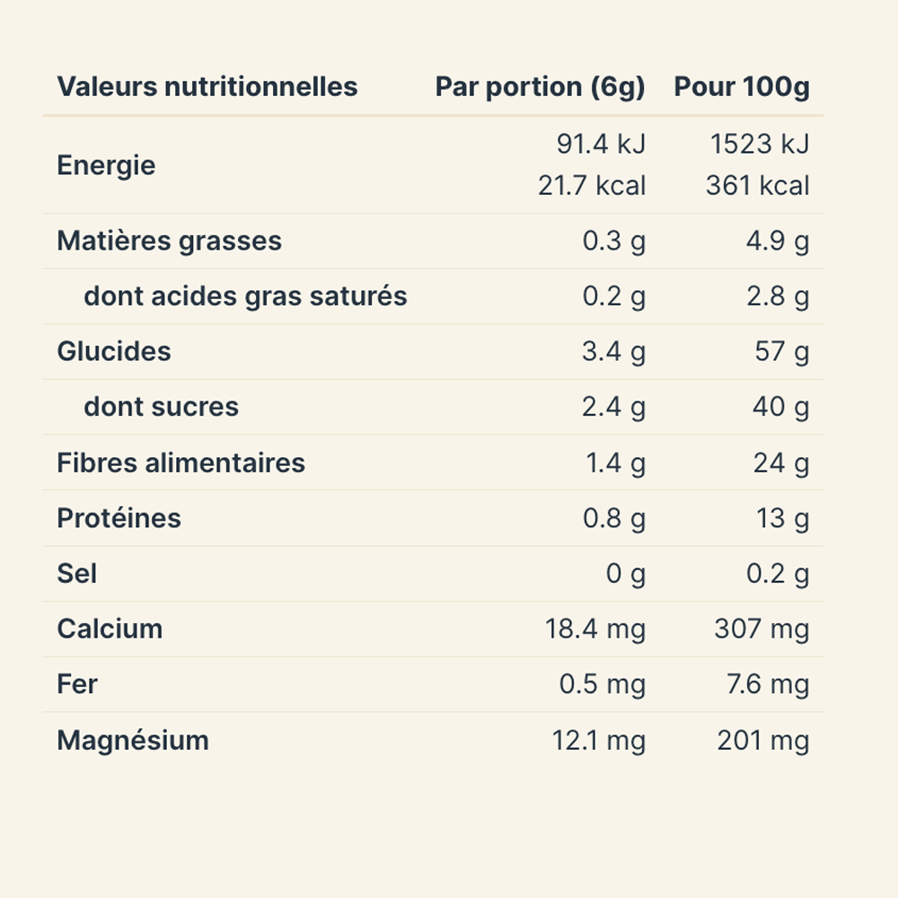 Macaccino · Cacao & Maca · Boisson Chaude Bio