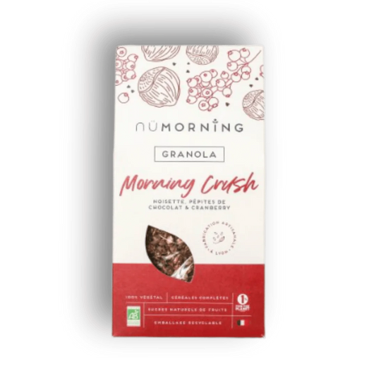 Granola bio · Morning Crush · Chocolat Cranberries