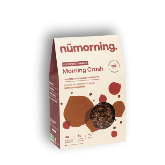 Granola bio · Morning Crush · Chocolat Cranberries