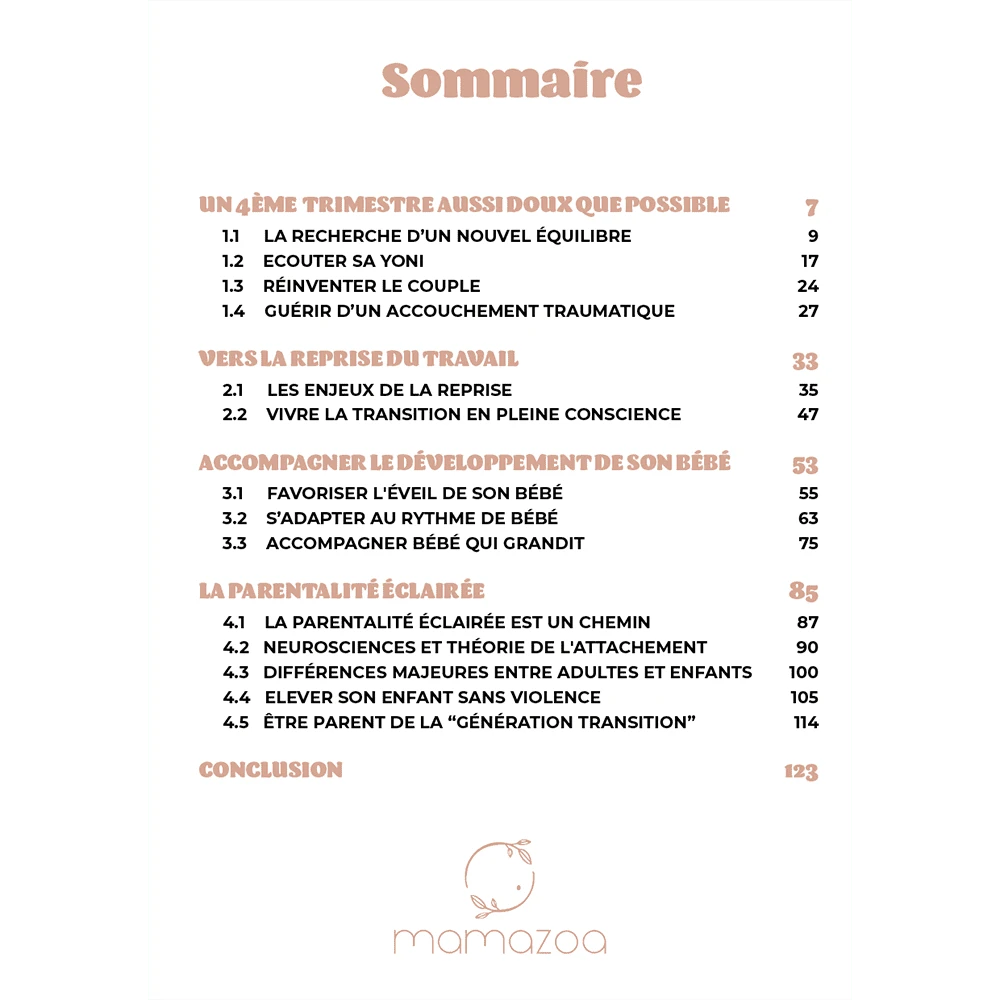 Guide L'hiver · Post-Partum · 4ème trimestre